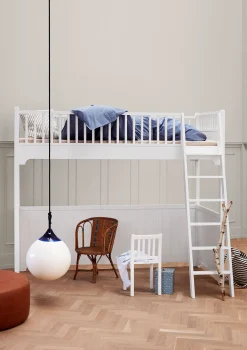 Hochbett 'Seaside Classic' weiß 200 x 90 cm