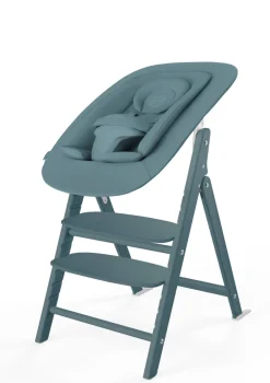 Hochstuhl 'Click & Fold' 4-in-1 Set Stone Blue