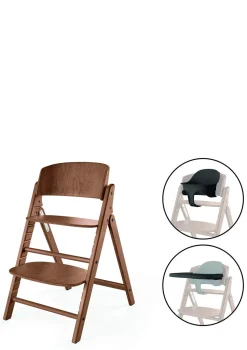 Hochstuhl 'Click & Fold' 3-in-1 Set All Natural Dark