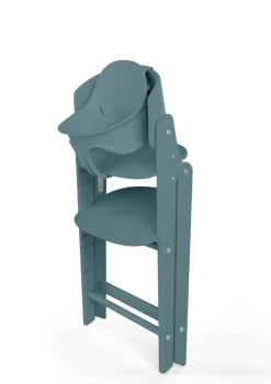 Hochstuhl 'Click & Fold' 3-in-1 Set Stone Blue