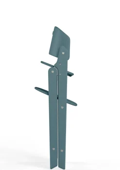 Hochstuhl 'Click & Fold' Stone Blue
