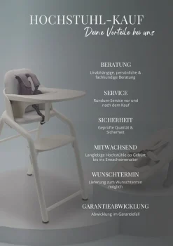 Hochstuhl 'Giraffe' Schwarz