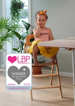 Hochstuhl 'Klapp' Eiche Schwarz