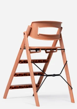 Hochstuhl 'Klapp' Recycelter Kunststoff Terracotta Pink