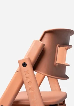 Hochstuhl 'Klapp' Recycelter Kunststoff Terracotta Pink