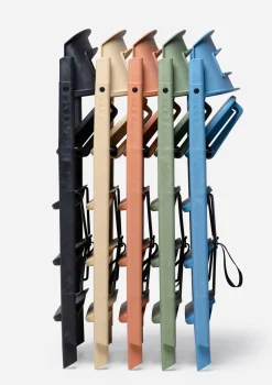 Hochstuhl 'Klapp' Recycelter Kunststoff Terracotta Pink