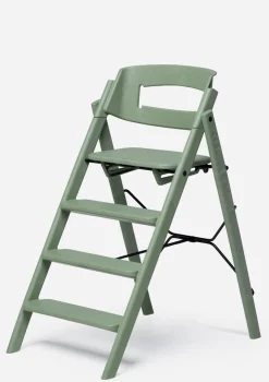 Hochstuhl 'Klapp' Recycelter Kunststoff Mineral Green