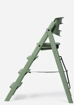 Hochstuhl 'Klapp' Recycelter Kunststoff Mineral Green