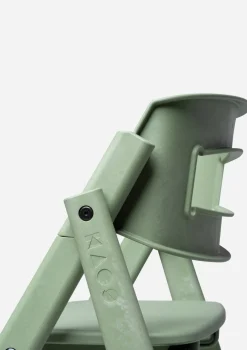 Hochstuhl 'Klapp' Recycelter Kunststoff Mineral Green