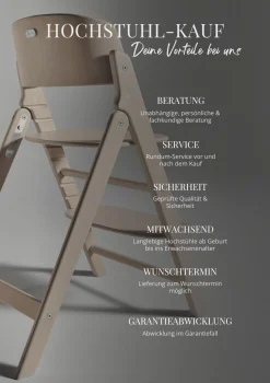 Hochstuhl 'Lemo' Sand White