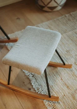 Hocker 'De Luxe' Sand Grey