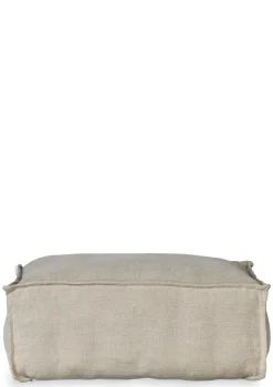 Hocker 'Linen Ottoman' Beige