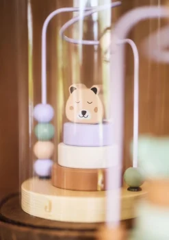 Holz Motorikschleife 'Jungle Jambo' Cheetah