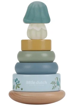 Holz Stapelturm mit Ringen 'Forest Friends'