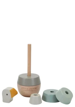 Holz-Stapelturm mit Ringen 'Little Goose'