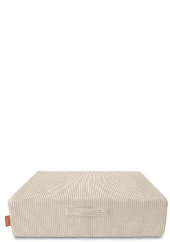 Hüpfpolster Cord Creme Beige