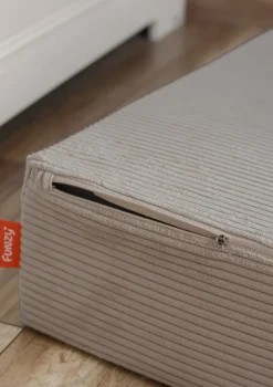 Hüpfpolster Cord Koala Grau