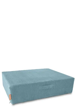 Hüpfpolster Cord Lagune Blau