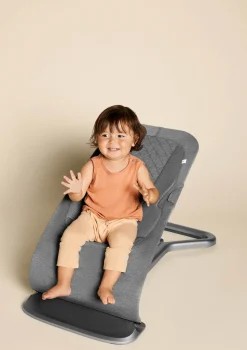 3-in-1 Babywippe 'Evolve' Knit charcoal grey