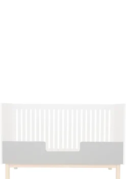 2-in-1 Babybett Bank 'Mood' Weiß 140 x 70 cm