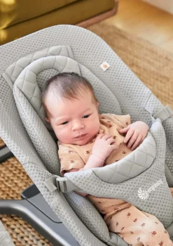 3-in-1 Babywippe 'Evolve' Mesh light grey