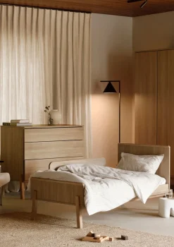 2-in-1 Bett 'Ashi' Honey Ash 140 x 70 cm