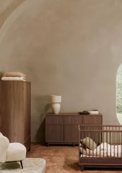 2-in-1 Bett 'Kyo' Walnut 140 x 70 cm