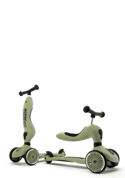 2in1 Kickboard 'Highway Kick 1' olive