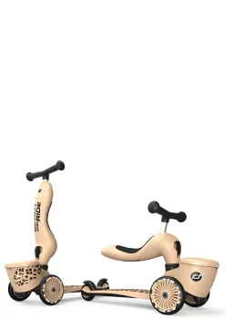 2in1 Kickboard 'Highway Kick 1 Lifestyle' Leopard