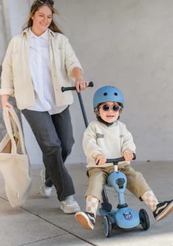 2in1 Kickboard 'Highwaykick 1 Push & Go' steel