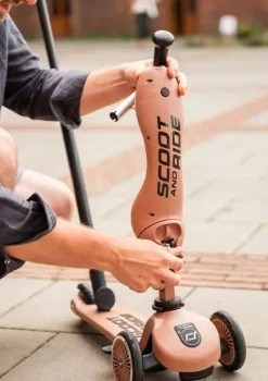 2in1 Kickboard 'Highwaykick 1 Push & Go' mocha