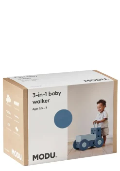 3-in-1 Lauflernwagen Deep Blue / Sky Blue