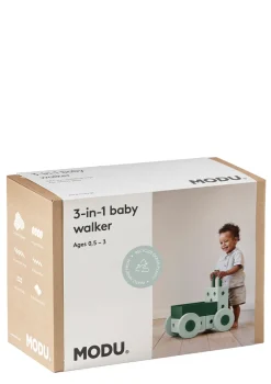 3-in-1 Lauflernwagen Ocean Mint / Forest Green