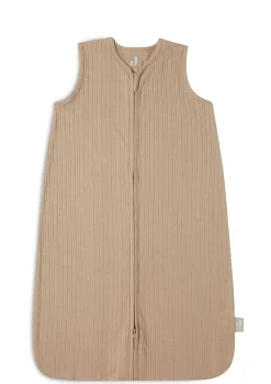 Jersey Baby Schlafsack Jersey 'Ajour' TOG 0,5 Biscuit