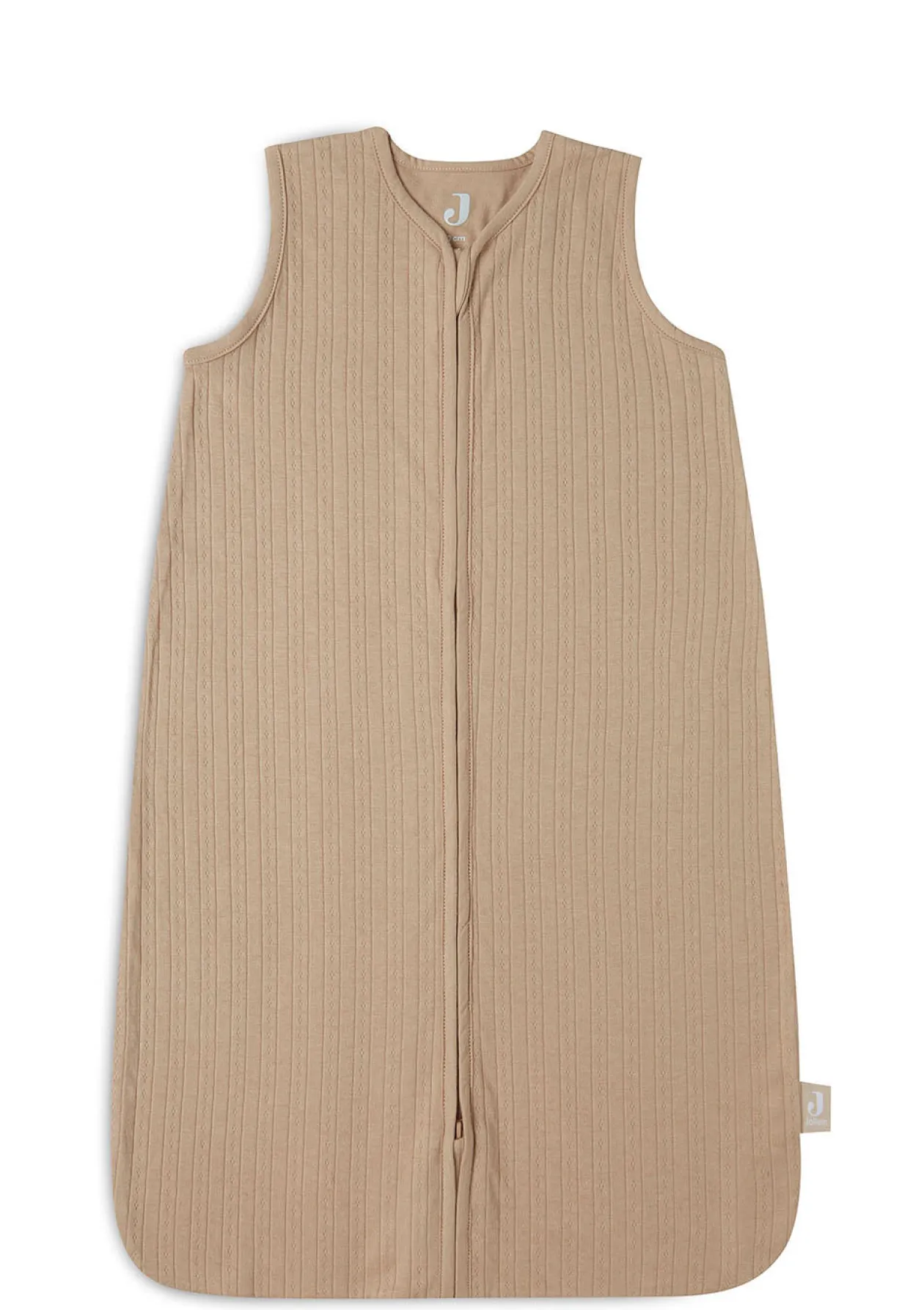 Jersey Baby Schlafsack Jersey 'Ajour' TOG 0,5 Biscuit