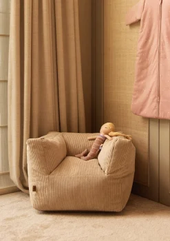 Kindersessel Cord Natural