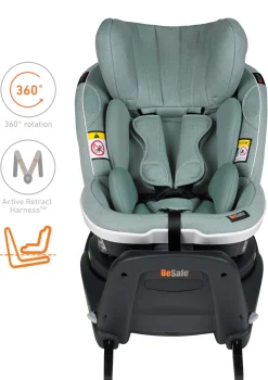 Kindersitz 'iZi Turn i-Size' Sea Green Mélange