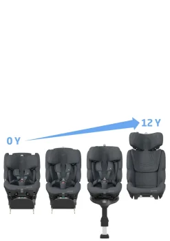 Kindersitz 'Pearl XL Slide Pro' Authentic Graphite