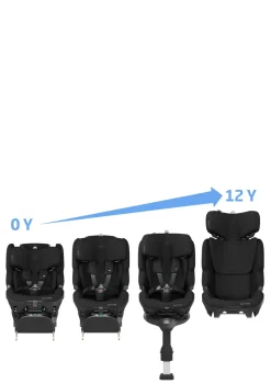 Kindersitz 'Pearl XL Slide Pro' Authentic Black