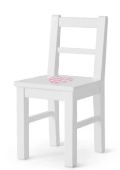Kinderstuhl weiß handbemalt