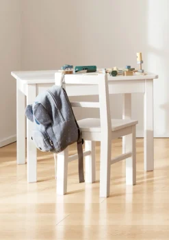 Kindertisch weiß handbemalt