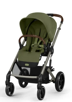 Kinderwagen 'Balios S LUX' Taupe / Moss Green