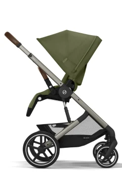 Kinderwagen 'Balios S LUX' Taupe / Moss Green