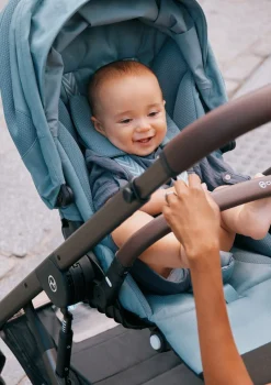 Kinderwagen 'Balios S LUX' Taupe / Chocolate Brown