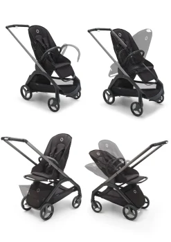 Kinderwagen 'Dragonfly – Styled by you' Graphit / Mitternachtsschwarz