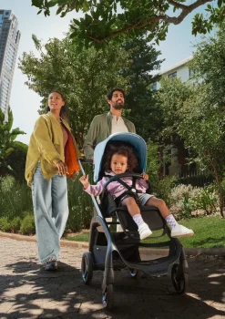 Kinderwagen 'Dragonfly' Schwarz / Wüstentaupe