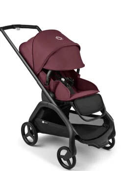Kinderwagen 'Dragonfly' Schwarz / Dark Cherry
