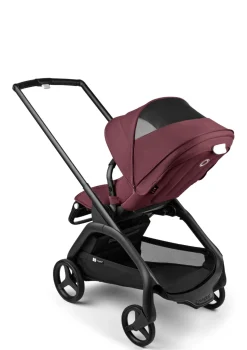 Kinderwagen 'Dragonfly' Schwarz / Dark Cherry