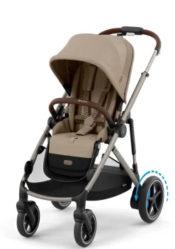 Kinderwagen 'e-Gazelle S' Taupe / Almond Beige