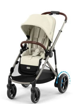 Kinderwagen 'e-Gazelle S' Taupe / Seashell Beige